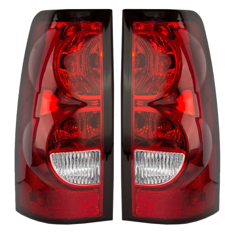Driver and Passenger Taillights Tail Lamps Replacement for Chevrolet Pickup Truck 19169004 19169005