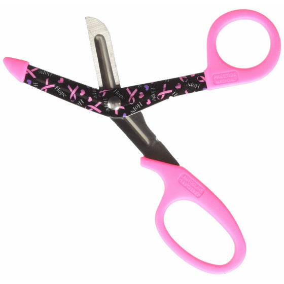 Prestige Medical Stylemate Utility Scissor, Hope Pink Ribbon