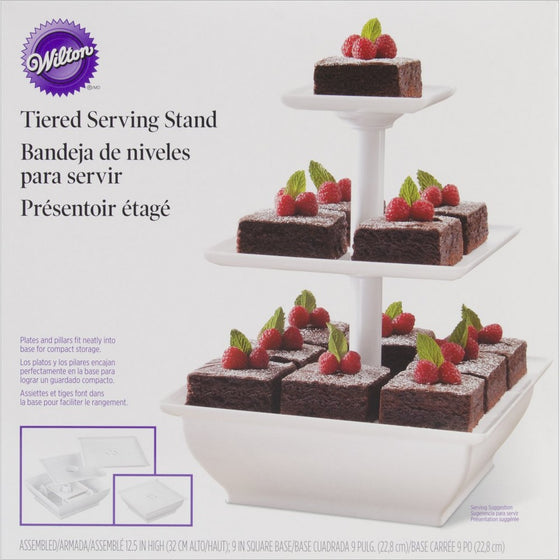 Wilton 307-108 Snack Server 3-Tower Tiered Stand for Cakes