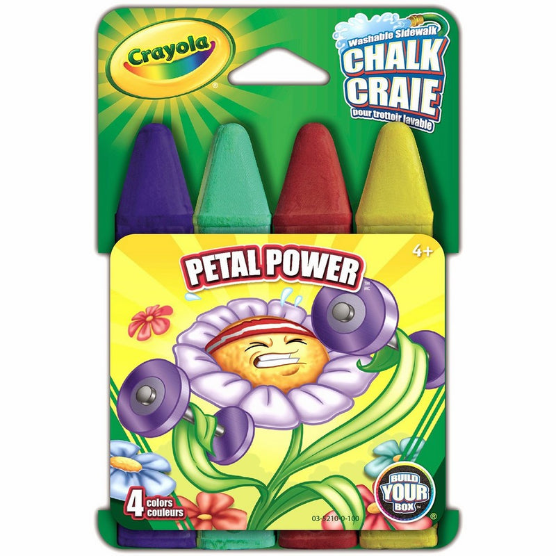 Crayola Build Your Box Petal Power Chalk (4 Count)