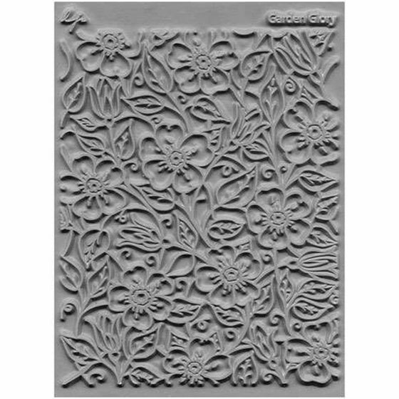 Great Create Lisa Pavelka Individual Texture Stamp 4.25inX5.5in 1/Pkg-Garden Glory