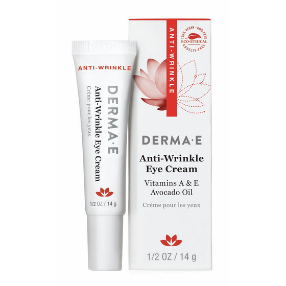 DERMA E Anti-Wrinkle Cream with Vitamin A and Vitamin E 0.5 oz