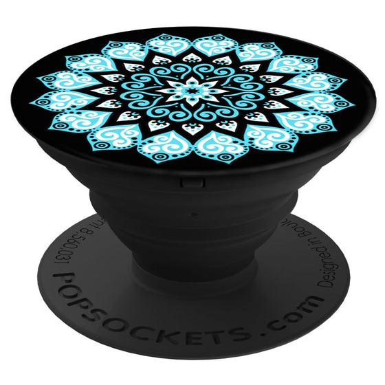 PopSockets 707128 : Expanding Stand and Grip for Smartphones and Tablets - Peace Mandala Sky