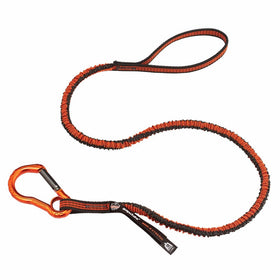 Squids 3100F(x) Shock Absorbing Tool Lanyard with Single Aluminum Carabiner, 10 Pounds
