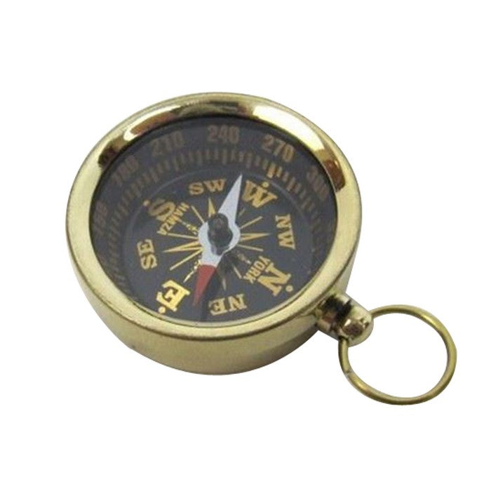 Pocket Compass, Brass