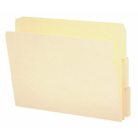 Smead End Tab File Folder, Shelf-Master Reinforced 1/3-Cut Tab, Letter Size, Manila, 100 per Box (24134)