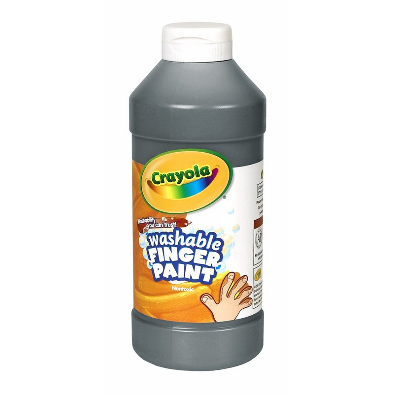 Binney & Smith Crayola(R) Washable Finger Paint, 16 Oz., Black