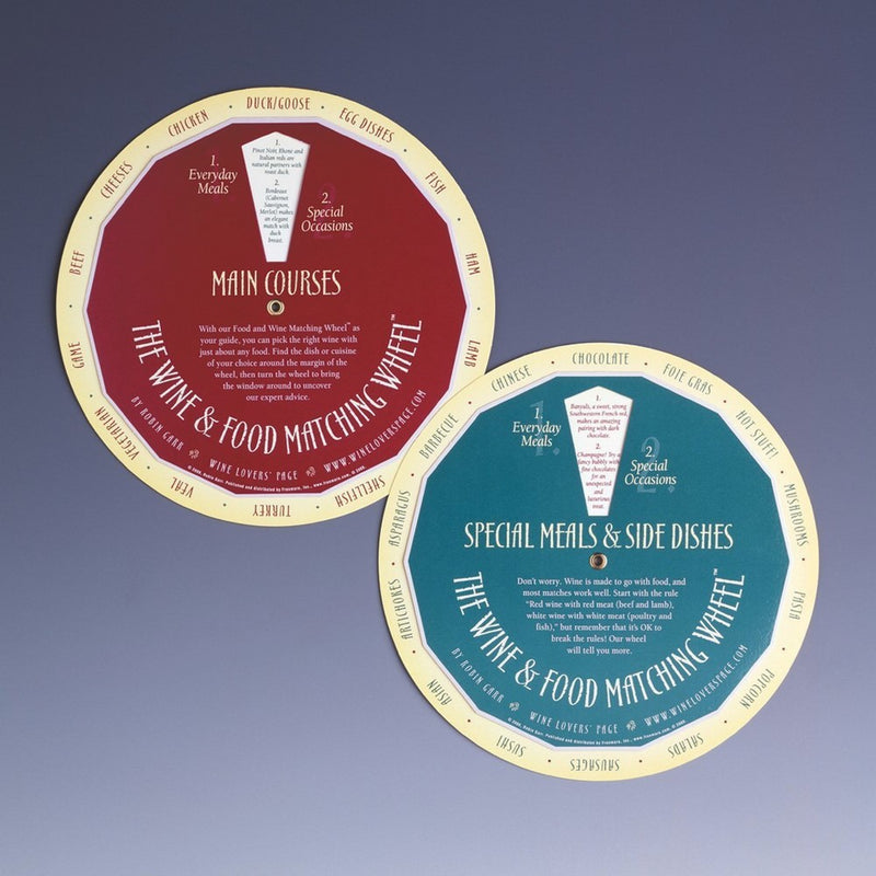 Wine and Food Pairing Matching Wheels By Robin Garr