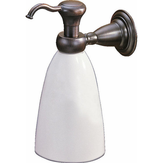 Delta Faucet 75055-RB Victorian Bath Hardware Accessory Soap/Lotion Dispenser, SpotShield Venetian Bronze