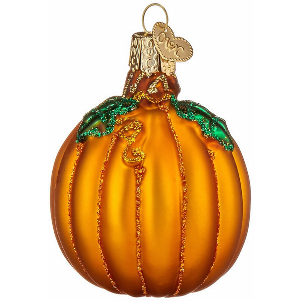 Old World Christmas Pumpkin Glass Blown Ornament