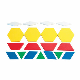 Dowling Magnets Foam Fun Magnet Pattern Blocks