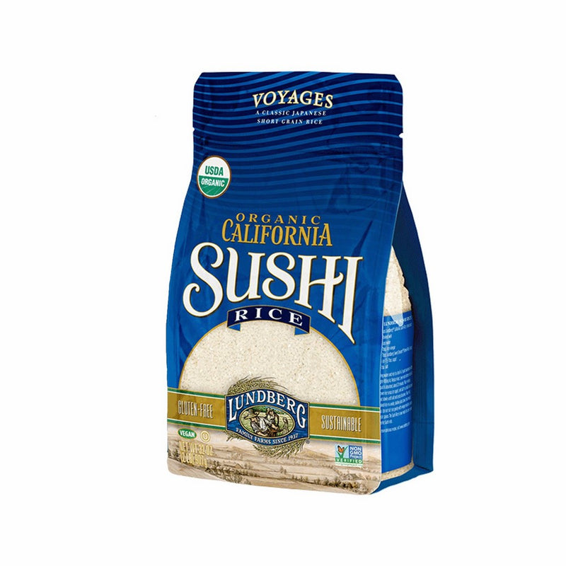 Lundberg Family Farms Organic Sushi Rice, California White, 32 Ounce