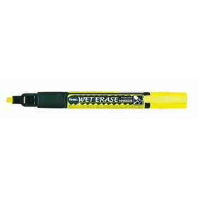 Pentel Wet Erase Chalk Marker, Yellow Medium (SMW26-G)