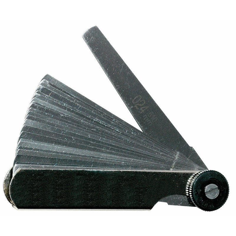 Mitutoyo 950-252Thickness Feeler Gage Set, 0.0015-0.025" Thickness, Tapered 3" Length, 26 Leaves