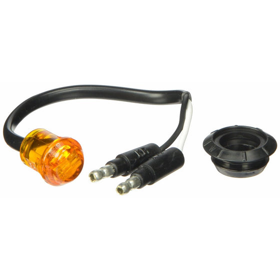 Maxxima M09300Y Amber LED 3/4" Round Combination Clearance Marker Light