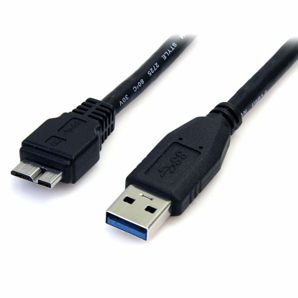 StarTech 3-Feet Black SuperSpeed USB 3.0 Cable A to Micro B - M/M (USB3SAUB3BK)