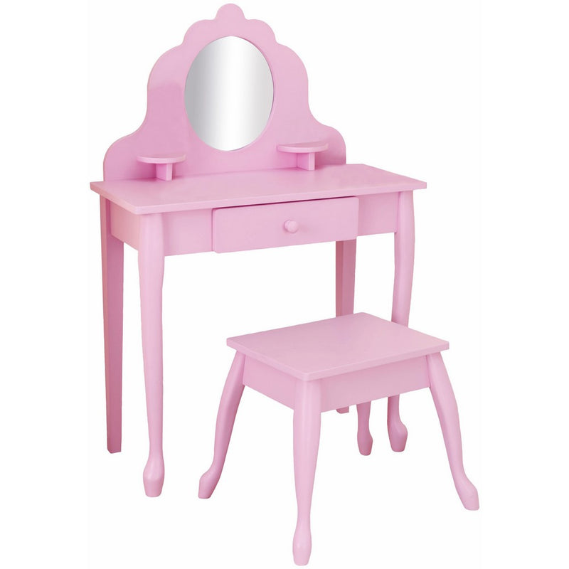 KidKraft Medium Diva Table and Stool, Pink