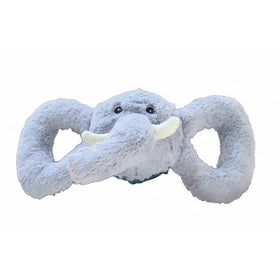 Jolly Pets Jolly Tug-a-Mal Elephant Tug/Squeak Toy, Small