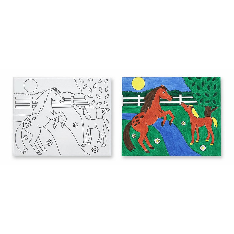 Melissa & Doug Canvas Creations Horses