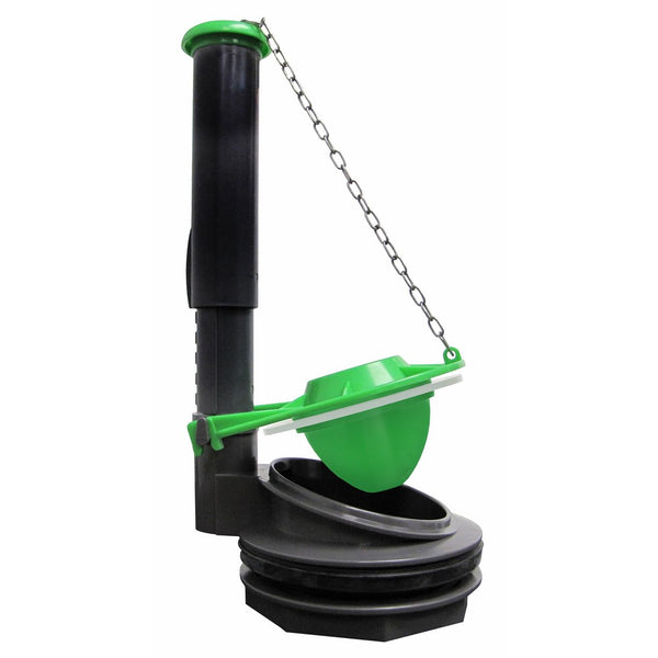 Keeney K835-10 3-Inch Toilet Flush Valve Fits American Standard, Kohler, Eljer or Any Flush Valve with Similar Thread Size, Grey, Green