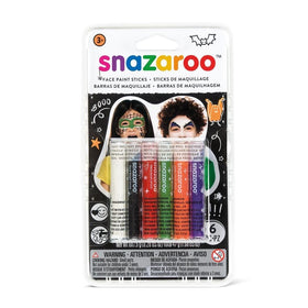Snazaroo 1160603 Halloween Face Paint Sticks - set of 6