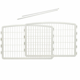 IRIS 24'' Pet Playpen 2 Panel Add-On, White