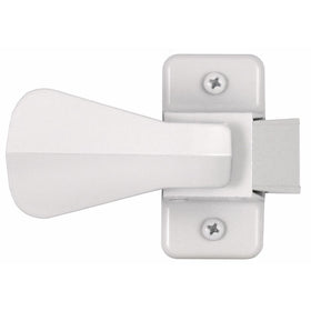 Ideal Security 357 Inside Latch for Storm and Screen Doors Includes Solid Nylon Strike White