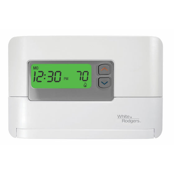 White-Rodgers P200 5-1-1 Day Programmable Thermostat for Single-Stage Systems