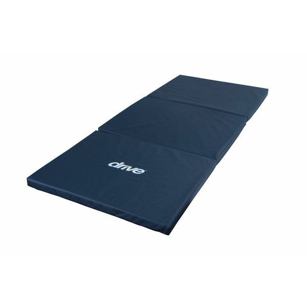 Drive Medical Tri-Fold Bedside Mat, Blue