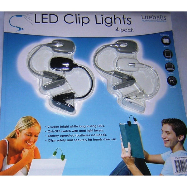 Litehaus Illumination Innovation LED Clip Lights 4 Pack