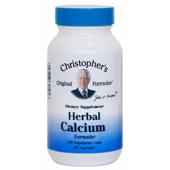 Dr Christopher's Formula Herbal Calcium Formula, 400 mg, 100 Count