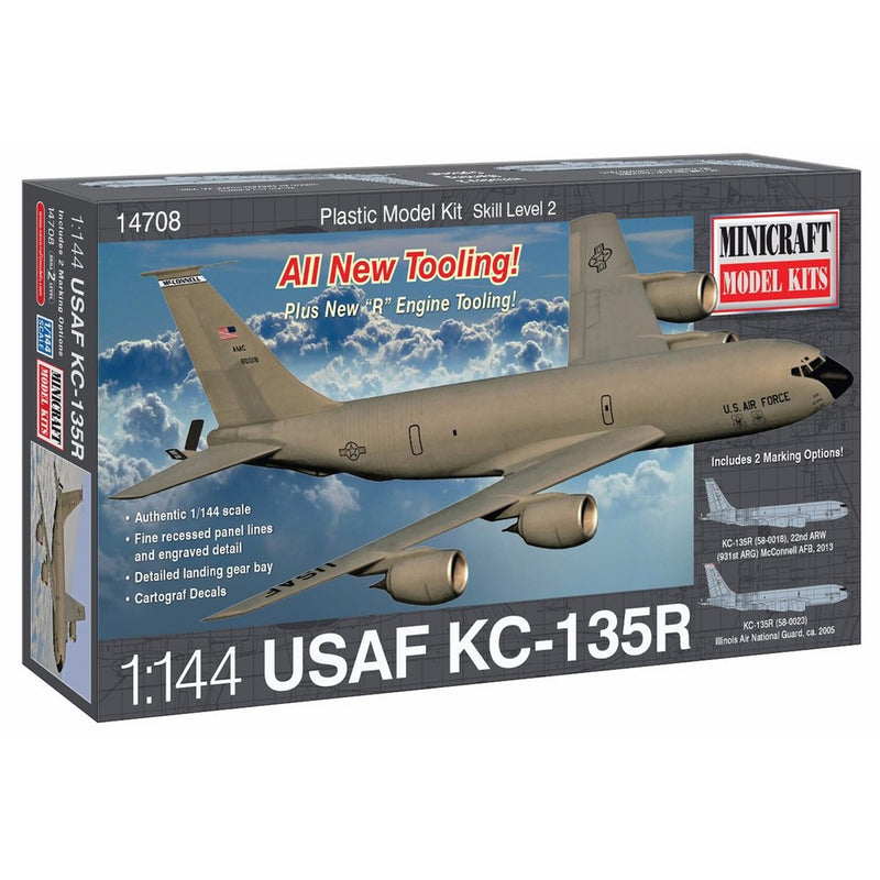 Minicraft Model Kits Kids KC-135R US Air Force Model Kit