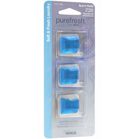 KOHLER K-7731-NA Refill Scent Packs for Purefresh Toilet Seat, Soft and Fresh Laundry