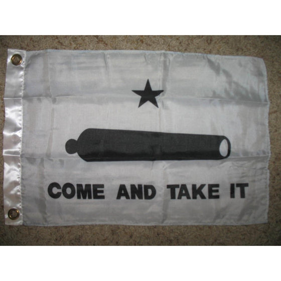 Texas Gonzales Gonzalez Come And Take It Super Poly 12X18 Boat Car Flag Banner