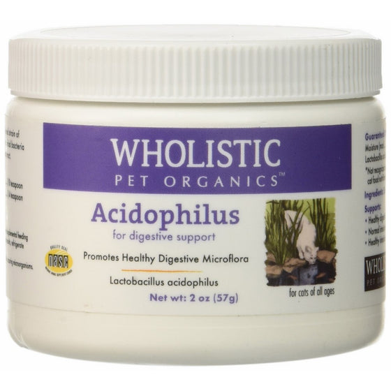 Wholistic Pet Organics Feline Acidophilus Supplement, 2 oz