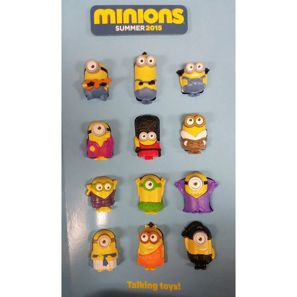 Mcdonalds 2015 Minions Complete Set of 12