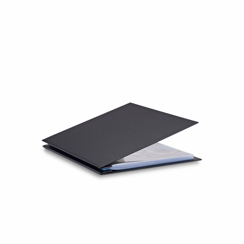 Pina Zangaro Bex 8.5x11 Portriat Screwpost Binder Black, Includes 20 Pro-Archive Sheet Protectors (34053)