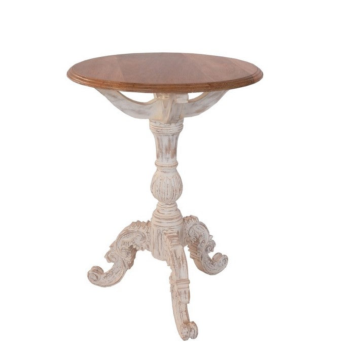 The Urban Port Brand Designer Round Table With Carved Legs