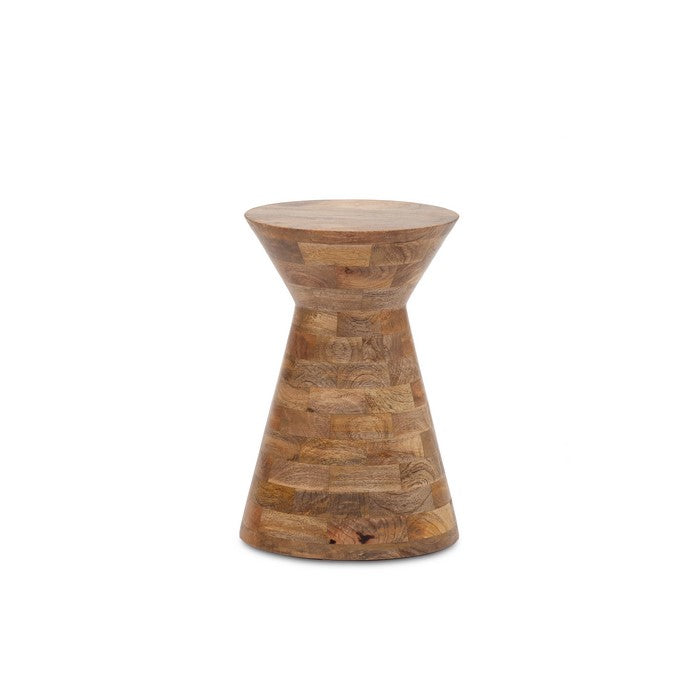 Mesmerizing Round Stool With Joint Wood Work