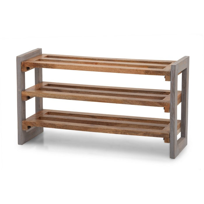 Fabulous Wooden Rack With 3 Shelf K/D