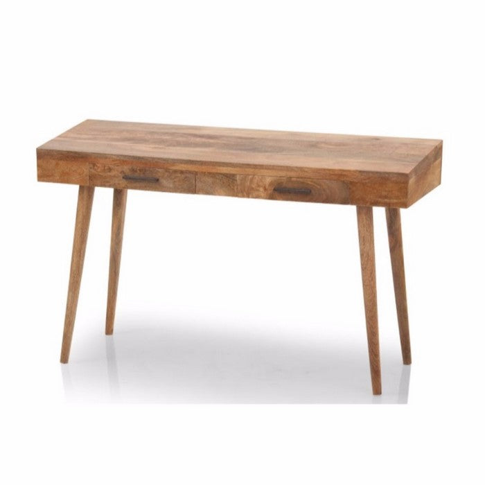 stylish console Table with 2 drawer, brown
