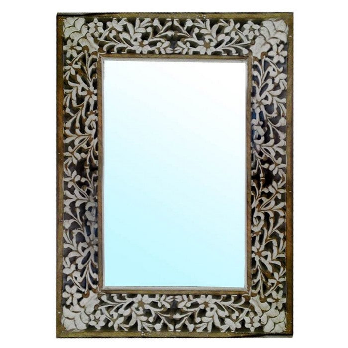Mirror Frame W/Fern Design