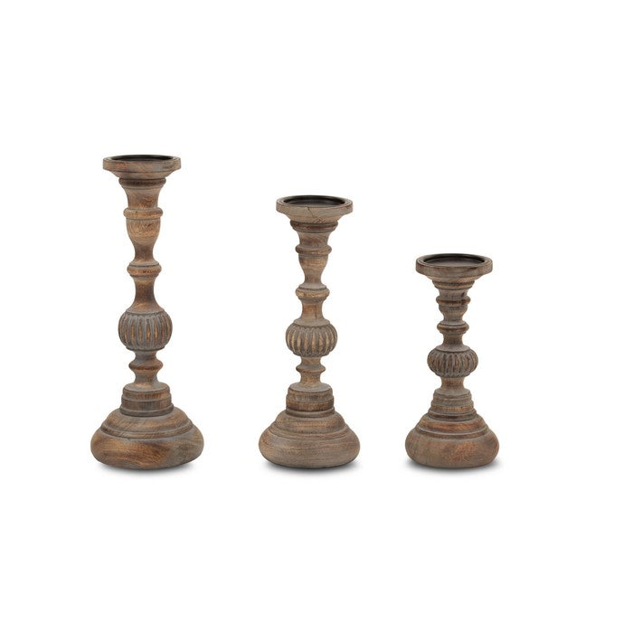 Beautiful Set Of Three Candle Stand
