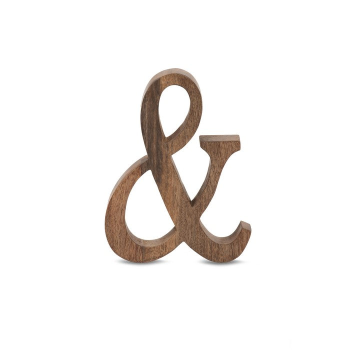 Unique Wooden Letter Ampersand