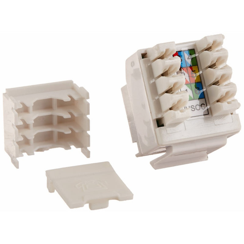 C2G/Cables to Go 03801 Cat3 RJ11/12 Keystone Jack