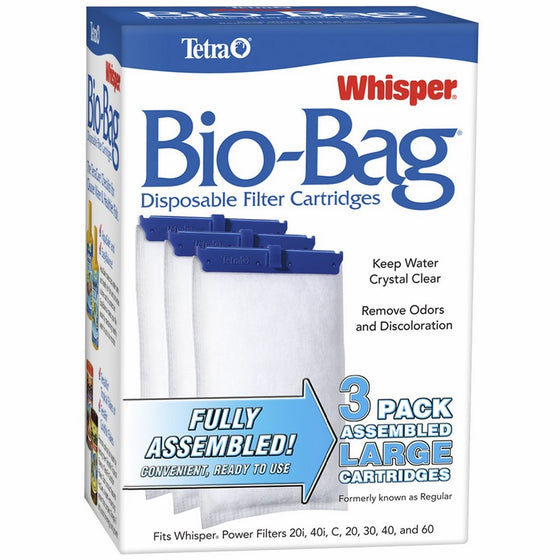 Tetra Whisper Assembled Bio-Bag Filter Cartridges for Aquariums