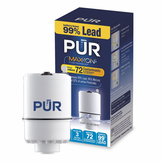 Pur Faucet Mount Replacement Water Filter, Basic, 1-Pack, Water Filter Replacement for Sink Faucet Mounted Water Filter Systems, Filters Up To 100 Gallons of Water, RF-3375