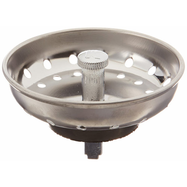 Keeney K22022 Replacement Fixed Post Strainer Basket, Stainless Steel