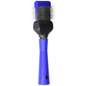 Master Grooming Tools Single-Sided Extra Firm Flexible Slicker Brushes — Versatile Brushes for Grooming Dogs - Blue, 8" L x 1¾"W