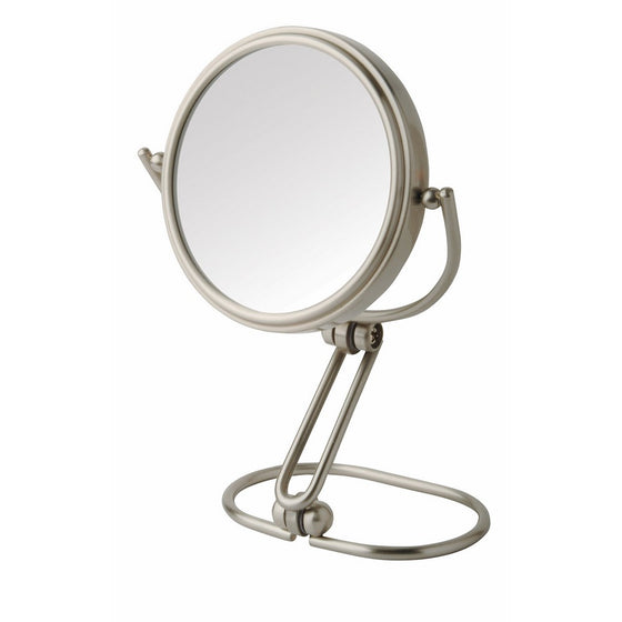 Jerdon MC315N 3-Inch Folding Travel Mirror with 15x Magnification, Nickel Finish